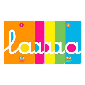 Lamela Notebook Polypropylene / 50 Sheets / A4 2,5 mm (5 Pcs. Assorted)