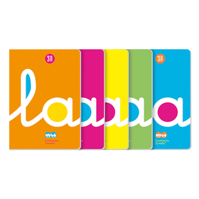 Lamela Notebook Polypropylene / 50 Sheets / A4 3 mm (5 Pcs. Assorted)
