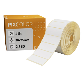 PixColor Desk Labels 38x25 Thermal