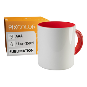 PixColor Red Sublimation Mug - Premium AAA Quality