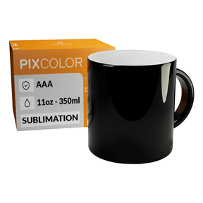 PixColor Magic Sublimation Mug - Premium AAA Quality (Black)