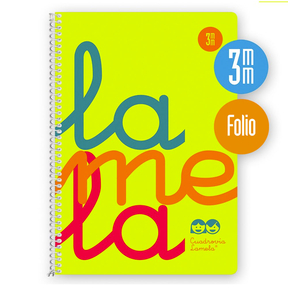 Lamela Notebook Polypropylene / Folio 3 mm (Yellow)