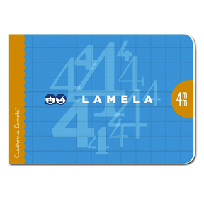 Lamela Notebook 30 Sheets / Quarter Landscape 4 mm