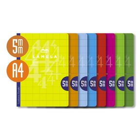 Lamela Notebook 50 Sheets / A4 5 mm (5 Pcs. Assorted)