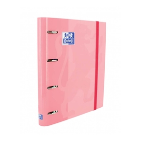 Oxford A4 Ring Binder with Refill (100 Sheets) (Bubblegum Pink)