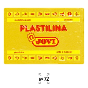Jovi Plasticine nº 72 350 g (Dark Yellow)